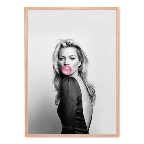 Kate Moss Bubblegum Plakat .